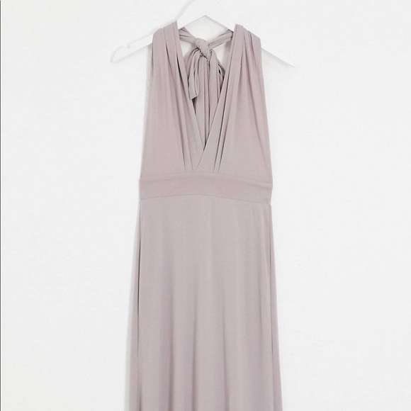 princess polly baby blue dress TFNC London Carrie Dusky Pink Maxi Dress